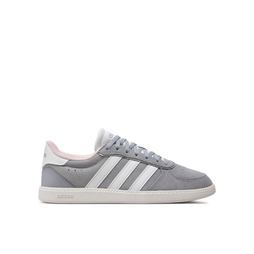 Sneakersy adidas Breaknet Sleek  IH5465 Szary ze sklepu eobuwie.pl w kategorii Buty sportowe damskie - zdjęcie 182089029