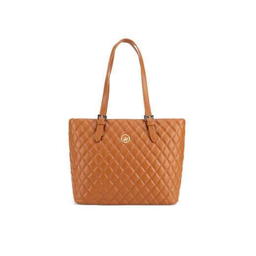 Torebka Beverly Hills Polo Club BHPC-K-038-06 Brązowy ze sklepu eobuwie.pl w kategorii Torby Shopper bag - zdjęcie 182089158