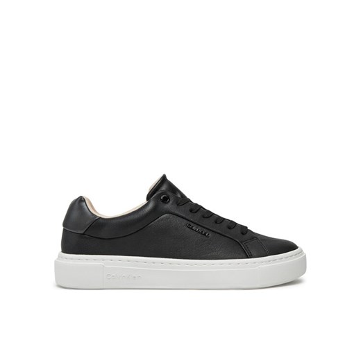 Sneakersy Calvin Klein Cupsole Lace Up W/Ml HW0HW02288 Czarny ze sklepu eobuwie.pl w kategorii Buty sportowe damskie - zdjęcie 182089218