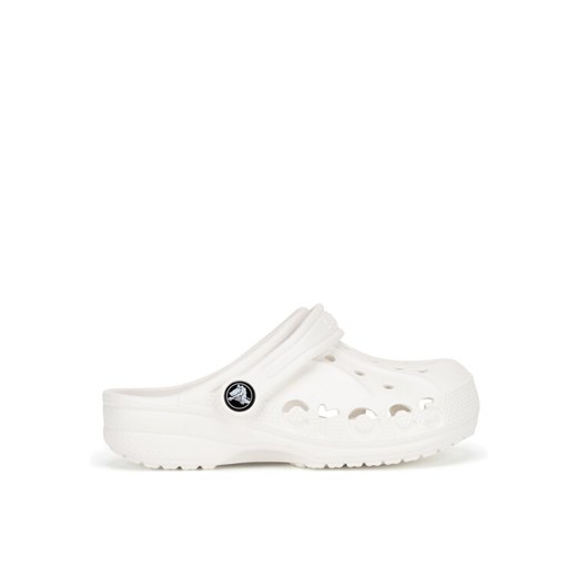Klapki Crocs BAYA CLOG K 207013-100 Biały ze sklepu eobuwie.pl w kategorii Klapki dziecięce - zdjęcie 182089229