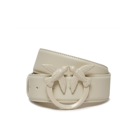 Pasek Damski Pinko Love Berry H4 Belt. PE 24 PLT01 100120 A1K2 Biały ze sklepu eobuwie.pl w kategorii Paski damskie - zdjęcie 182089239