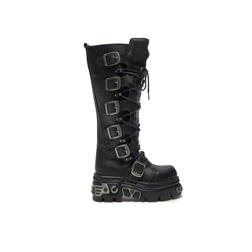 Glany NEW ROCK M-272-S1 Czarny ze sklepu eobuwie.pl w kategorii Workery damskie - zdjęcie 182089375