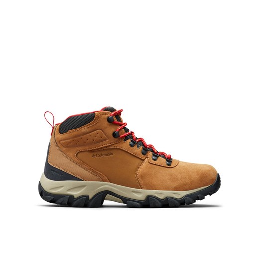 Trekkingi Columbia Newton Ridge Plus II Suede Wp 1746411 Brązowy ze sklepu eobuwie.pl w kategorii Buty trekkingowe męskie - zdjęcie 182089425