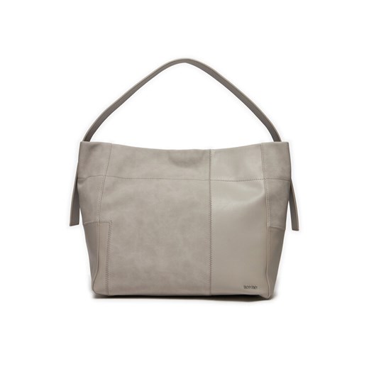Torebka Calvin Klein Texture Block Large Shopper K60K611670 Beżowy Calvin Klein 00 eobuwie.pl