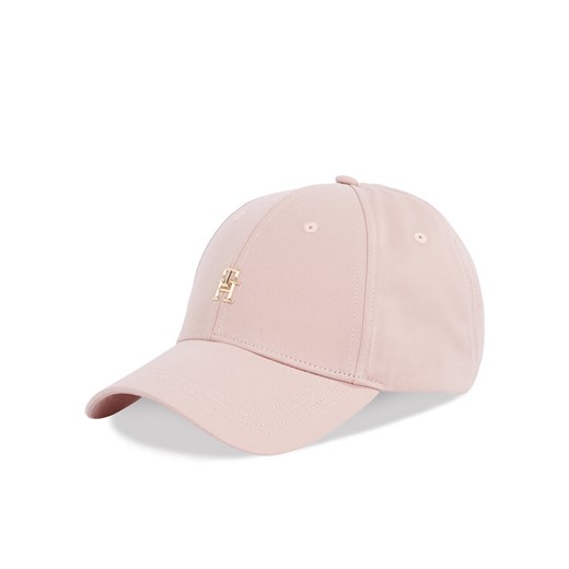Czapka z daszkiem Tommy Hilfiger Elevated Chic Cap AW0AW17128 Różowy ze sklepu eobuwie.pl w kategorii Czapki z daszkiem damskie - zdjęcie 182089515