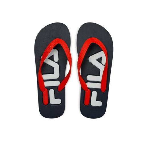 Japonki Fila Troy Slipper FFM0007.53040 Czerwony ze sklepu eobuwie.pl w kategorii Klapki męskie - zdjęcie 182089578
