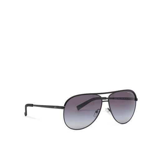 Okulary przeciwsłoneczne Armani Exchange 0AX2002 60008G Czarny Armani Exchange 61 eobuwie.pl