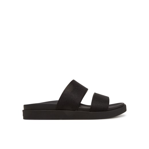 Klapki Calvin Klein Flat Slide Jacq HW0HW02487 Czarny ze sklepu eobuwie.pl w kategorii Klapki damskie - zdjęcie 182090048
