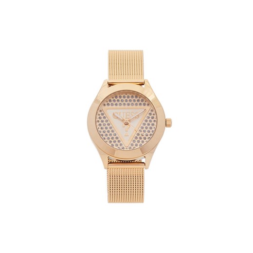 Zegarek Guess Glitz Plaque GW0835L2 Złoty ze sklepu eobuwie.pl w kategorii Zegarki - zdjęcie 182090095