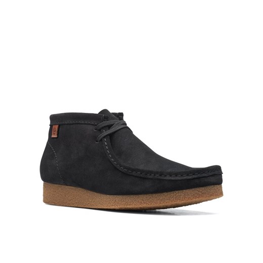 Trzewiki Clarks Shacre Boot 26159437 Czarny ze sklepu eobuwie.pl w kategorii Buty zimowe męskie - zdjęcie 182090108