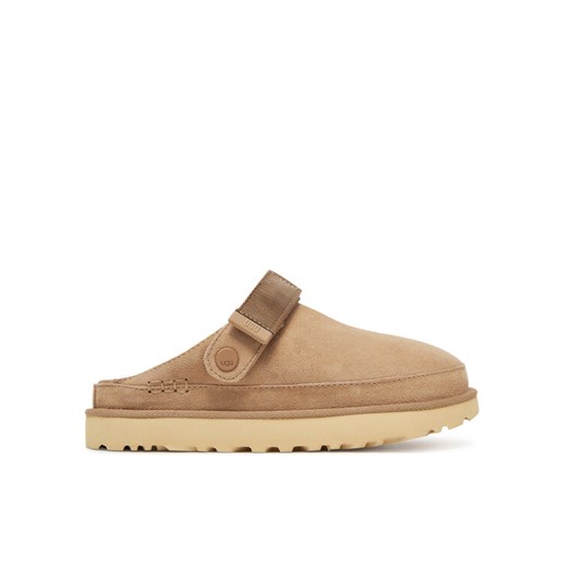 Klapki Ugg W Goldenstar Clog 1138252 Beżowy ze sklepu eobuwie.pl w kategorii Klapki damskie - zdjęcie 182090149