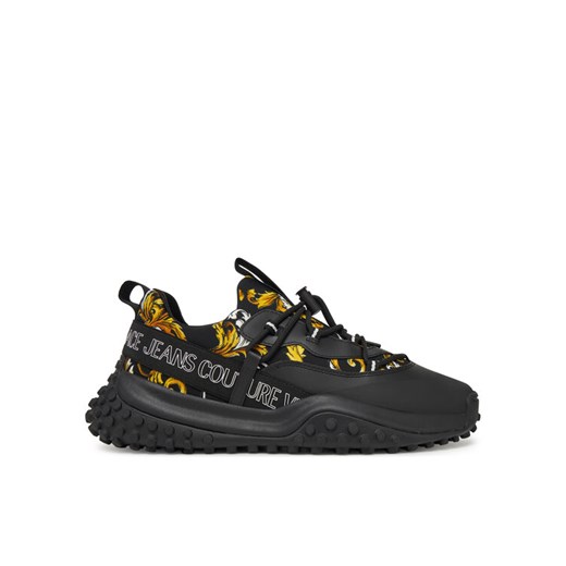 Sneakersy Versace Jeans Couture 78YA3SN2 Czarny ze sklepu eobuwie.pl w kategorii Buty sportowe męskie - zdjęcie 182090346