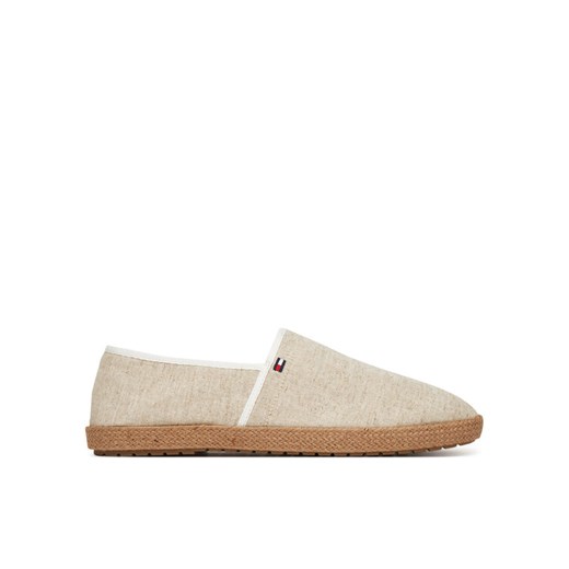Espadryle Tommy Hilfiger Hilfiger Chambray Espadrille FM0FM05391 Écru ze sklepu eobuwie.pl w kategorii Espadryle męskie - zdjęcie 182090409