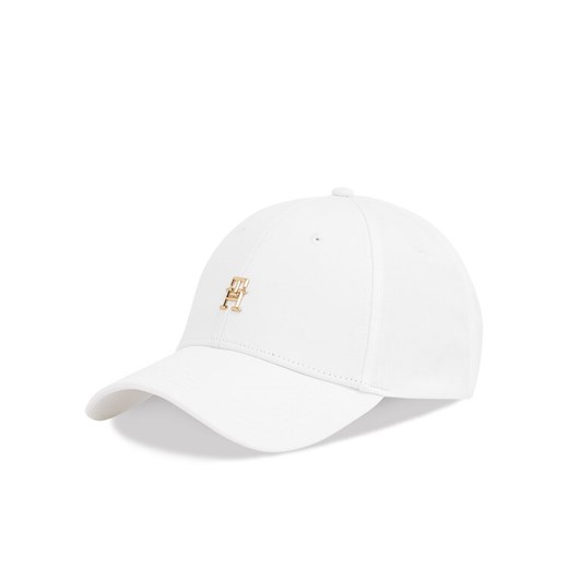 Czapka z daszkiem Tommy Hilfiger Elevated Chic Cap AW0AW17128 Biały Tommy Hilfiger 00 eobuwie.pl