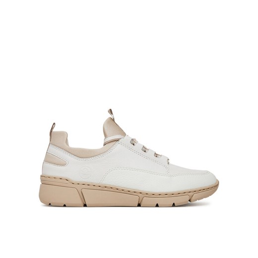 Sneakersy Rieker M0151-80 Biały ze sklepu eobuwie.pl w kategorii Buty sportowe damskie - zdjęcie 182090436