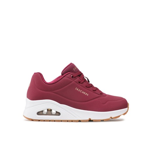 Sneakersy Skechers Stand On Air 73690/BURG Bordowy ze sklepu eobuwie.pl w kategorii Buty sportowe damskie - zdjęcie 182090555