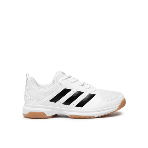 Buty halowe adidas Ligra 7 M GZ0069 Biały ze sklepu eobuwie.pl w kategorii Buty sportowe męskie - zdjęcie 182090557