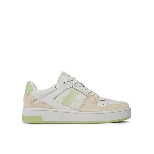 Sneakersy Calvin Klein Jeans Basket Cupsole Lace Mix Nbs Sat YW0YW01446 Biały 39 eobuwie.pl
