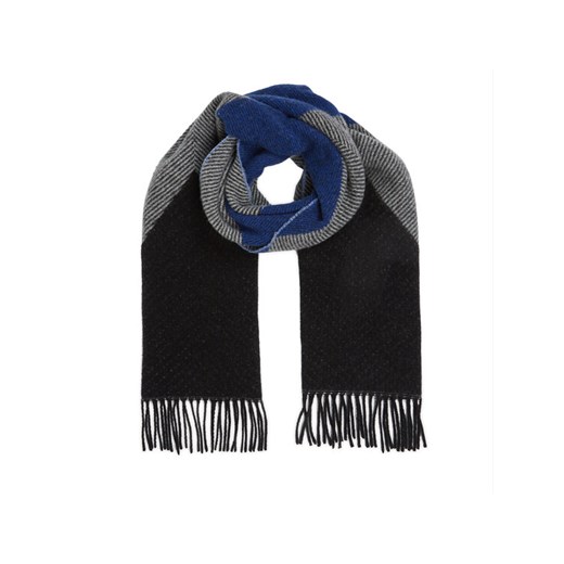 Szalik Tommy Hilfiger Th Evening Fluffy Scarf AW0AW15354 Czarny ze sklepu eobuwie.pl w kategorii Szaliki męskie - zdjęcie 182090597