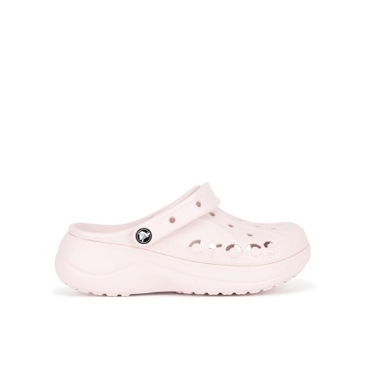 Klapki Crocs BAYA PLATFORM CLOG 208186-6PI Różowy ze sklepu eobuwie.pl w kategorii Klapki damskie - zdjęcie 182090698
