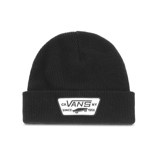Czapka Vans Milford Beanie VN000UOUBLK Czarny ze sklepu eobuwie.pl w kategorii Czapki zimowe męskie - zdjęcie 182090769