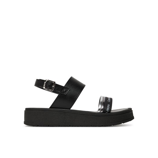 Sandały Calvin Klein Jeans V4A2-82053-0371X S Czarny ze sklepu eobuwie.pl w kategorii Sandały dziecięce - zdjęcie 182090906