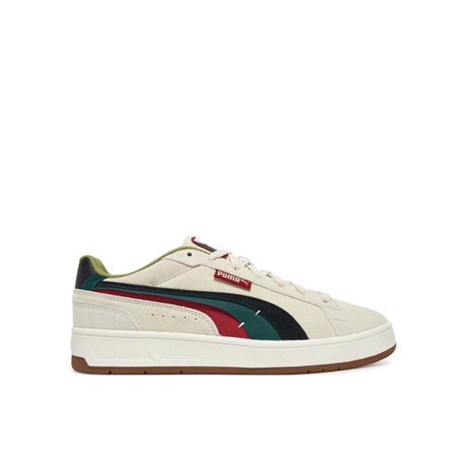 Sneakersy Puma Court Classico Greenside 401612 01 Beżowy ze sklepu eobuwie.pl w kategorii Buty sportowe męskie - zdjęcie 182090956