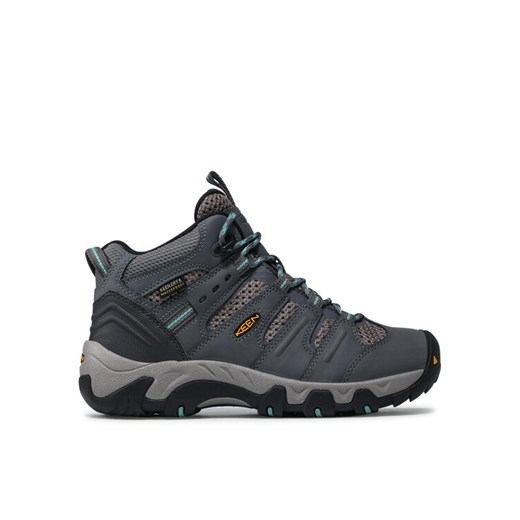 Trekkingi Keen Koven Mid Wp 1020212 Szary ze sklepu eobuwie.pl w kategorii Buty trekkingowe damskie - zdjęcie 182090988