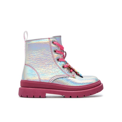 Botki Agatha Ruiz de la Prada 231955 S Srebrny ze sklepu eobuwie.pl w kategorii Buty zimowe dziecięce - zdjęcie 182091056