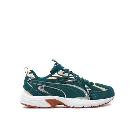 Sneakersy Puma Milenio Tech Suede 393489 08 Zielony ze sklepu eobuwie.pl w kategorii Buty sportowe męskie - zdjęcie 182091065