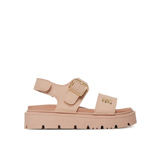 Sandały Tommy Hilfiger T3A2-33785-0326 M Różowy ze sklepu eobuwie.pl w kategorii Sandały dziecięce - zdjęcie 182091156