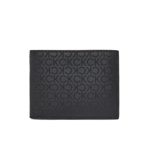 Portfel męski Calvin Klein Ck Sleek Trifold 10Cc W/Coin K50K512865 Czarny ze sklepu eobuwie.pl w kategorii Portfele męskie - zdjęcie 182091176