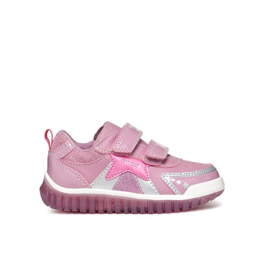 Sneakersy Geox B Lightyloo Girl B4661A 00254 C8381 Różowy ze sklepu eobuwie.pl w kategorii Buty sportowe dziecięce - zdjęcie 182091179