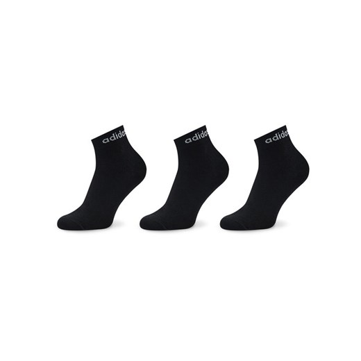 Skarpety Niskie Unisex adidas Think Linear Ankle Socks 3 Pairs IC1305 Czarny ze sklepu eobuwie.pl w kategorii Skarpetki męskie - zdjęcie 182091329