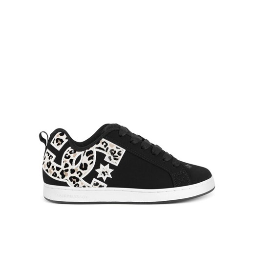 Sneakersy DC COURT GRAFFIK DC01662061 Czarny ze sklepu eobuwie.pl w kategorii Buty sportowe damskie - zdjęcie 182091348