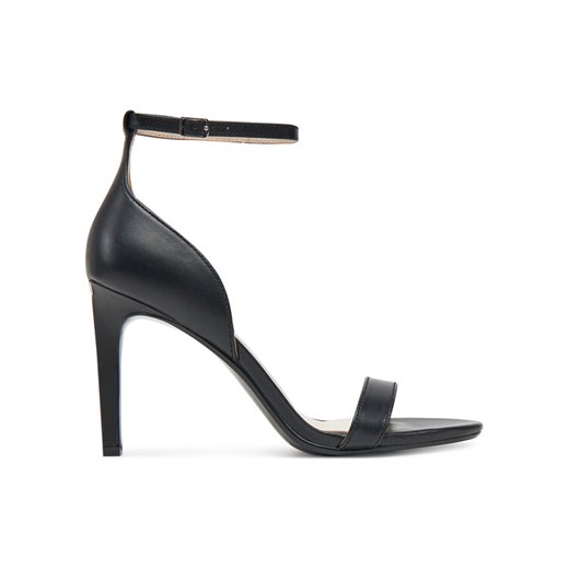 Sandały Calvin Klein Heel Sandal 90 - Lth HW0HW02337 Czarny ze sklepu eobuwie.pl w kategorii Sandały damskie - zdjęcie 182091477