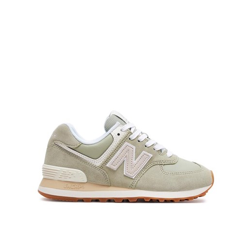 Sneakersy New Balance WL574QD2 Zielony ze sklepu eobuwie.pl w kategorii Buty sportowe damskie - zdjęcie 182091488