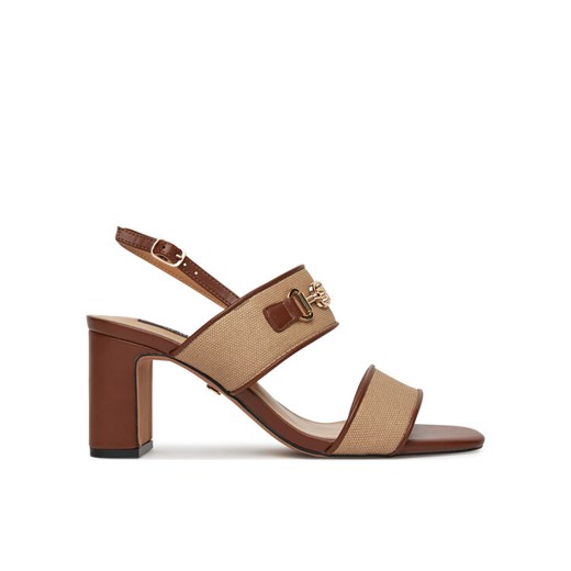 Sandały Nine West 2489-19 Beżowy ze sklepu eobuwie.pl w kategorii Sandały damskie - zdjęcie 182091526