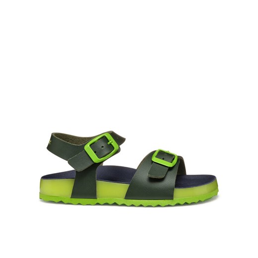 Sandały Geox J Ghita J558LC 0003W C3X2K M Khaki ze sklepu eobuwie.pl w kategorii Sandały dziecięce - zdjęcie 182091535