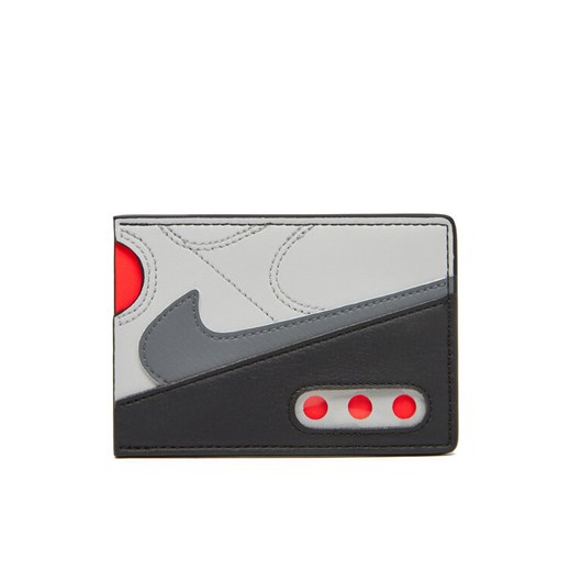 Etui na karty kredytowe Nike Air Max 90 Card Wallet NI-N.100.9740 Szary ze sklepu eobuwie.pl w kategorii Portfele męskie - zdjęcie 182091619