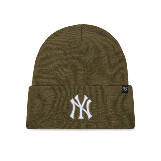 Czapka 47 Brand MLB New York Yankees Haymaker '47 B-HYMKR17ACE Beżowy ze sklepu eobuwie.pl w kategorii Czapki zimowe męskie - zdjęcie 182091707