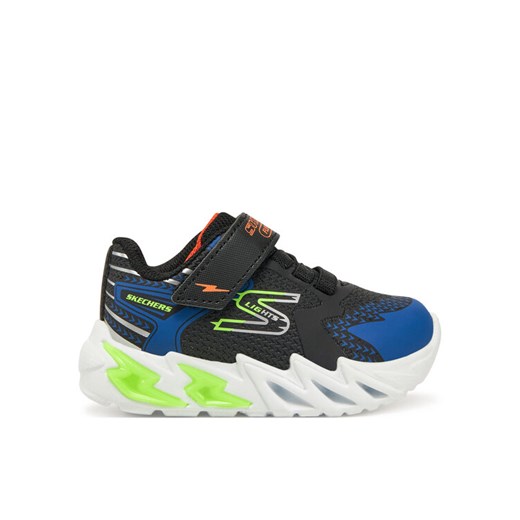 Sneakersy Skechers Flex-Glow Bolt 400138N/BKBL Czarny ze sklepu eobuwie.pl w kategorii Buty sportowe dziecięce - zdjęcie 182091756