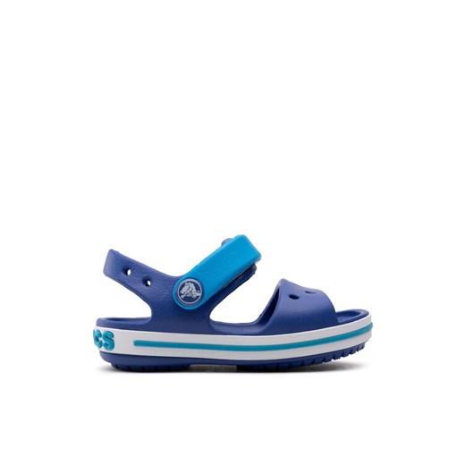 Sandały Crocs Crocband Sandal Kids 12856 Granatowy ze sklepu eobuwie.pl w kategorii Buciki niemowlęce - zdjęcie 182091777