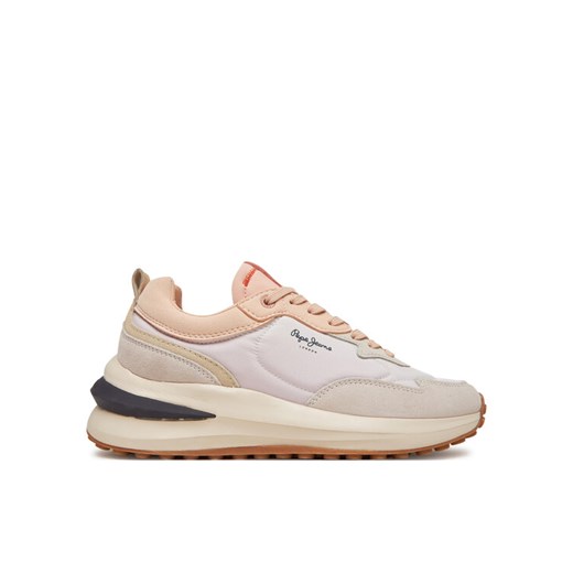 Sneakersy Pepe Jeans PLS60044 Beżowy ze sklepu eobuwie.pl w kategorii Buty sportowe damskie - zdjęcie 182091798