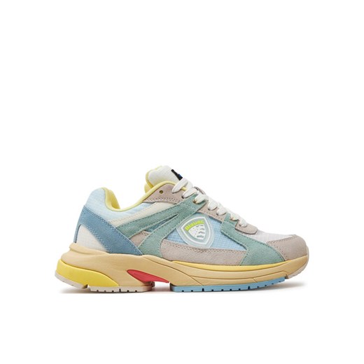Sneakersy Blauer S4MOON01/RIP Niebieski ze sklepu eobuwie.pl w kategorii Buty sportowe damskie - zdjęcie 182091918