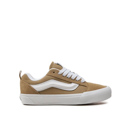 Tenisówki Vans Knu Skool VN000CRPKHK1 Khaki ze sklepu eobuwie.pl w kategorii Trampki damskie - zdjęcie 182092047