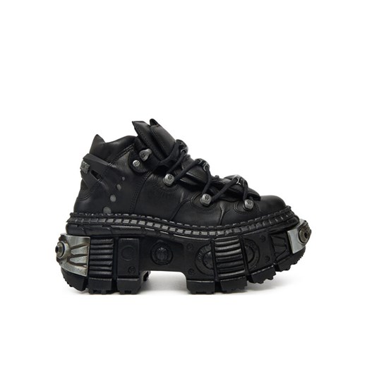 Sneakersy NEW ROCK M-WALL106-S10 Czarny ze sklepu eobuwie.pl w kategorii Buty sportowe damskie - zdjęcie 182092075