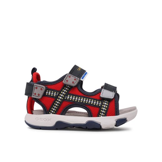 Sandały Geox B Sandal Multy Boy B150FA05014C7217 M Czerwony ze sklepu eobuwie.pl w kategorii Sandały dziecięce - zdjęcie 182092088