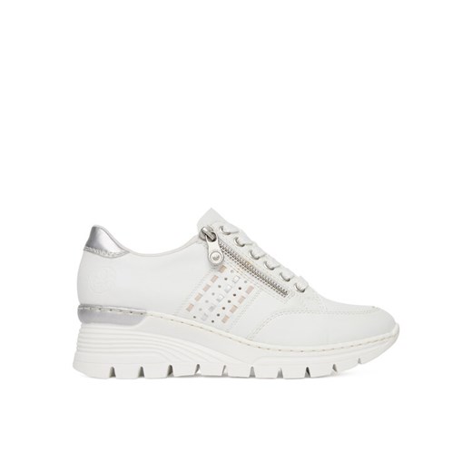 Sneakersy Rieker N8321-80 Biały ze sklepu eobuwie.pl w kategorii Buty sportowe damskie - zdjęcie 182092098