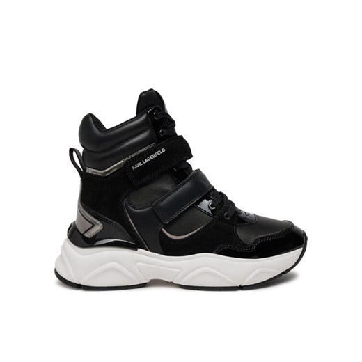 Sneakersy KARL LAGERFELD KL65734 Czarny ze sklepu eobuwie.pl w kategorii Buty sportowe damskie - zdjęcie 182092135